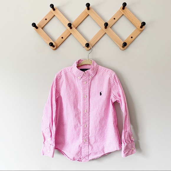 Ralph Lauren Other - Ralph Lauren Pink Gingham Button Down Shirt | 5